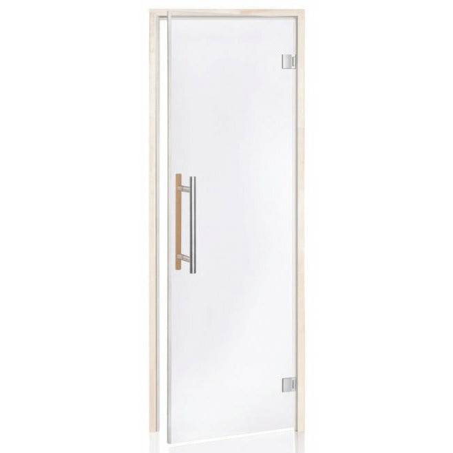 Finnish Sauna Builders Clear Glass Sauna Door 24 1/2" x 72 1/4"