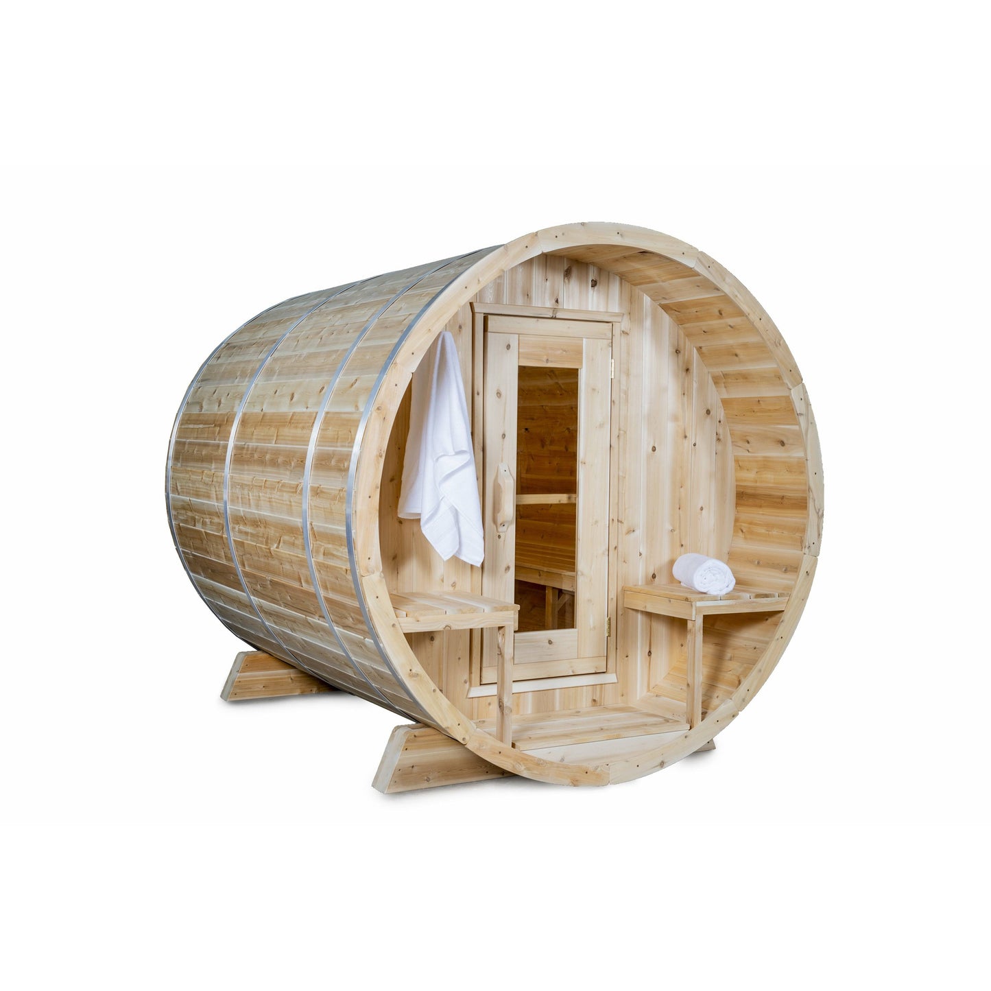 Dundalk Serenity Barrel Sauna - 6'6" x 6'6" Dundalk LeisureCraft DLC--31.jpg