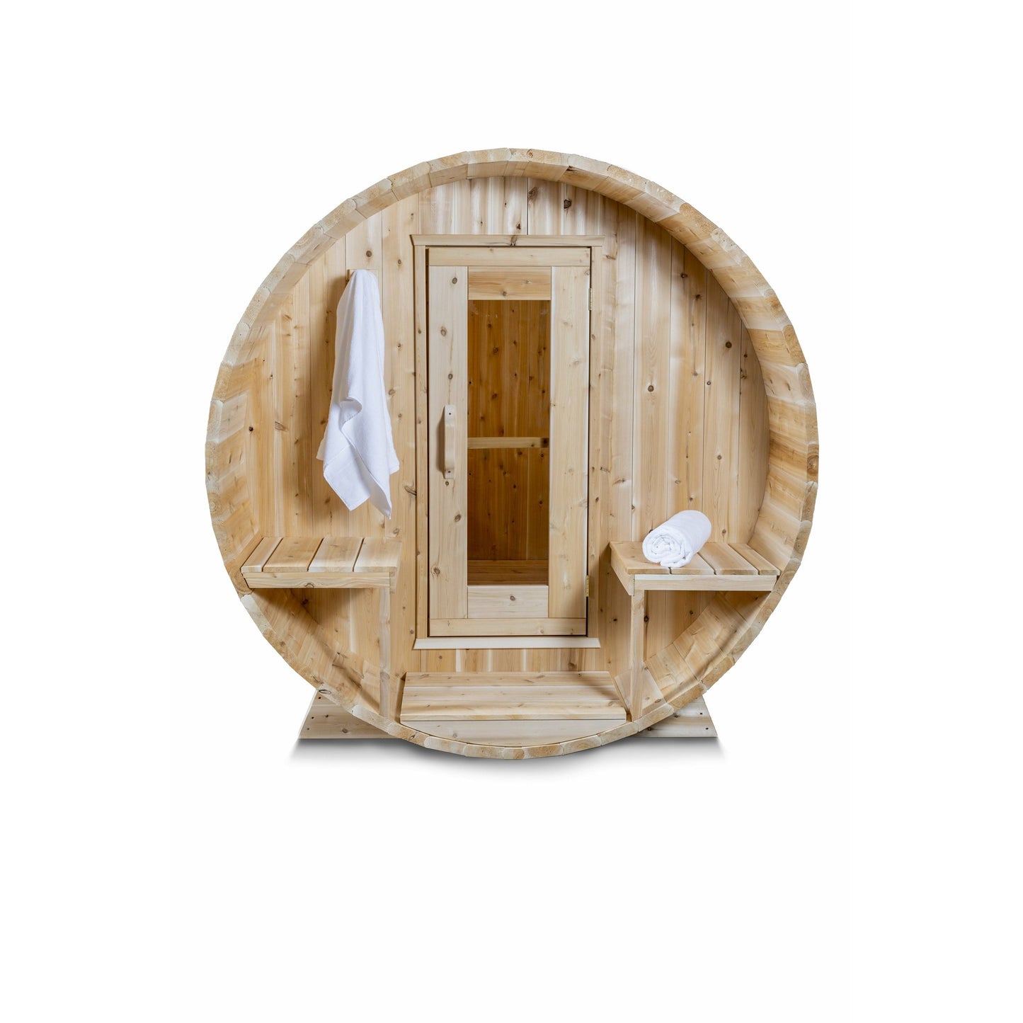 Dundalk Serenity Barrel Sauna - 6'6" x 6'6" Dundalk LeisureCraft DLC--35.jpg