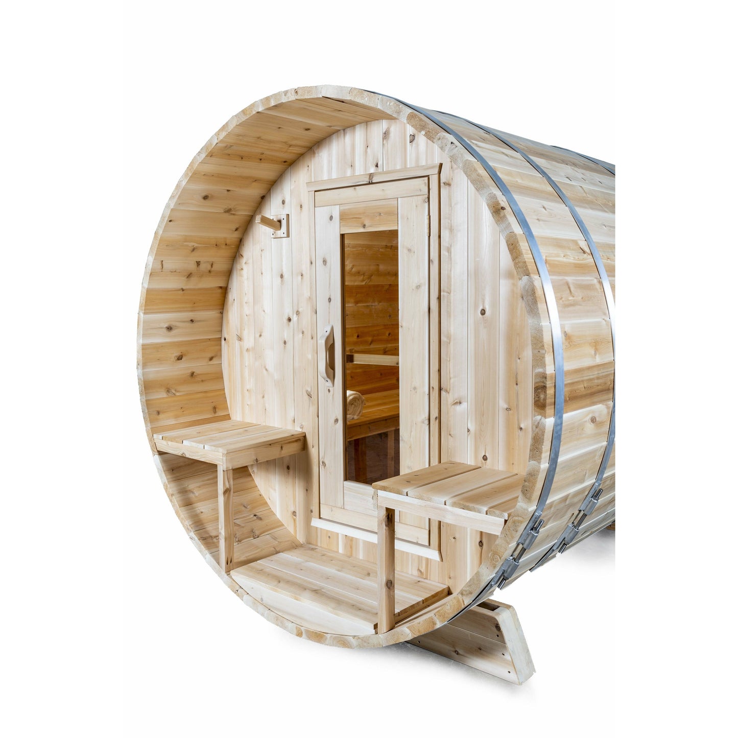 Dundalk Serenity Barrel Sauna - 6'6" x 6'6" Dundalk LeisureCraft DLC--40.jpg