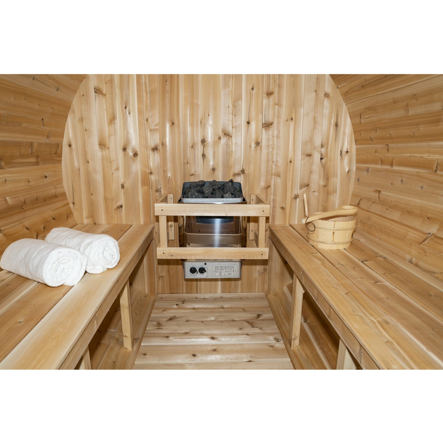 Dundalk Serenity Barrel Sauna - 6'6" x 6'6" Dundalk LeisureCraft DLC-2926.jpg