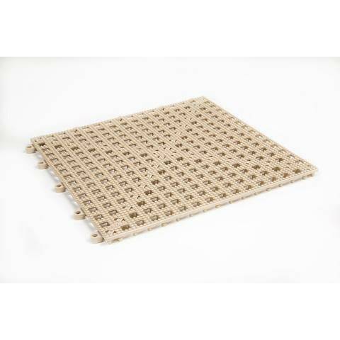 Finnish Sauna Builders Dri-Dek Flooring - 12" x 12" Interlocking Squares