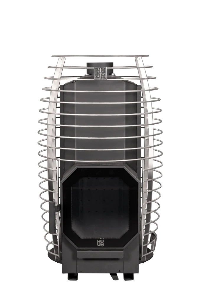 HUUM HIVE Flow Wood Burning Sauna Stove HUUM FLOW-front-empty.webp
