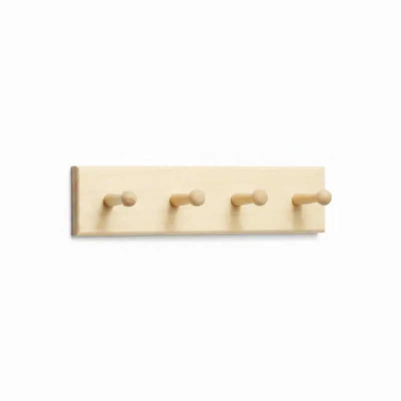 Clothes Hook: 4-peg, Hemlock
