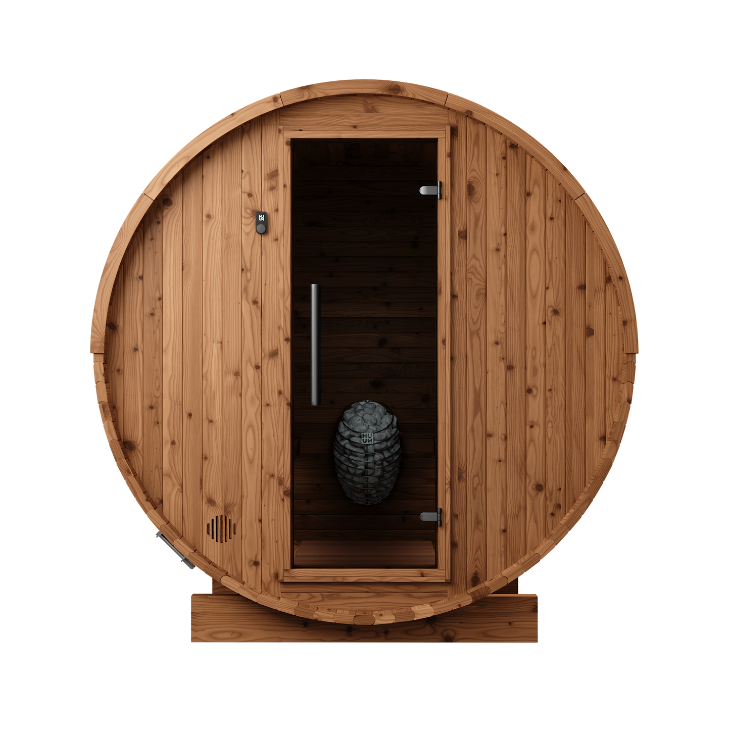 Thermory Barrel Sauna 63 DIY Kit 6 Person Sauna Builder Thermally Modified Spruce Thermory Front_21a4c8be-2914-49e1-8eb9-21dd3ba4c097.png