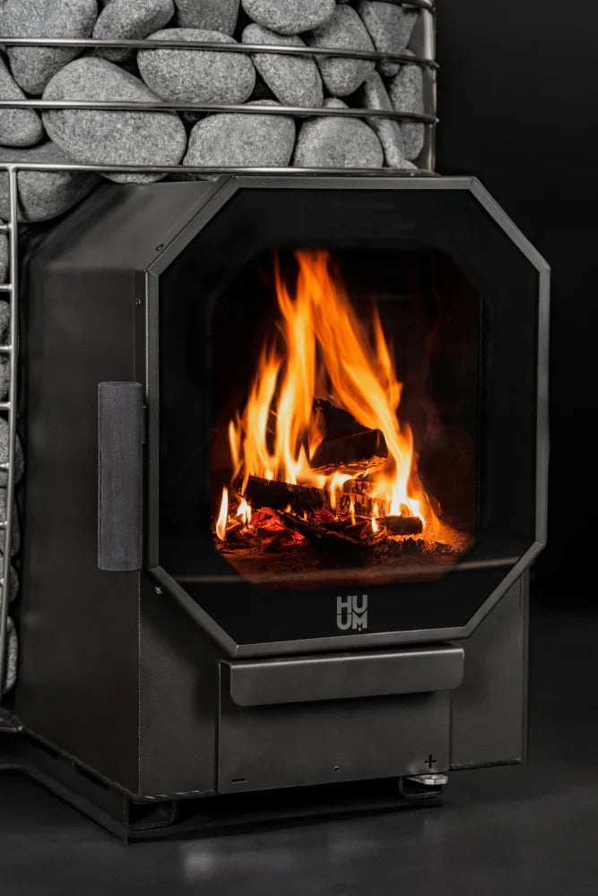 HUUM HIVE Flow Wood Burning Sauna Stove HUUM HIVE_FLOW_door_with_light_c638c826-4556-4d78-a3bb-32ce58e2eaba.webp