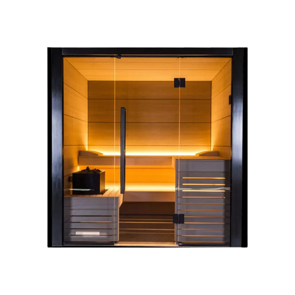 Harvia Fuji Luxury 2-4 Person | With Virta 8KW Heater Oak Harvia HarviaFujiSaunaCabin-Small_4.webp