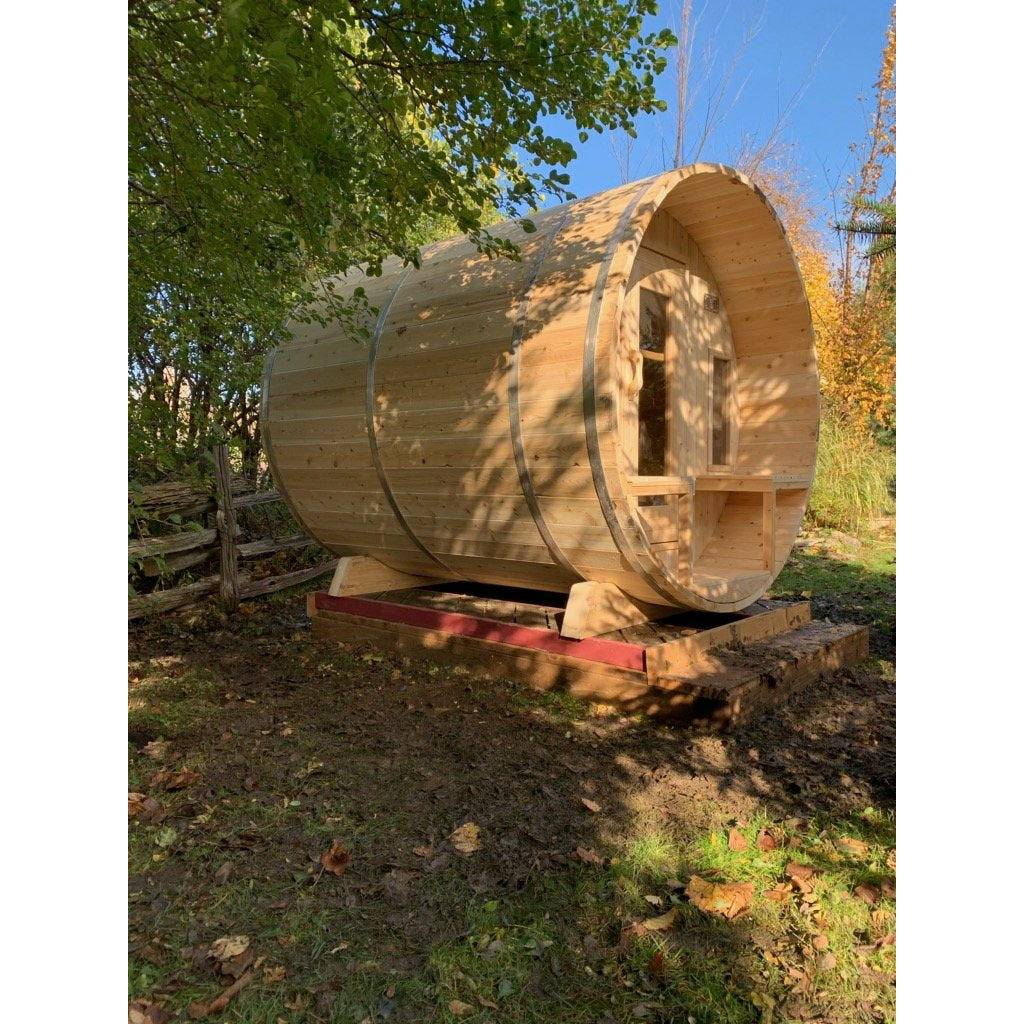Dundalk Serenity Barrel Sauna - 6'6" x 6'6" Dundalk LeisureCraft IMG_2906.jpg