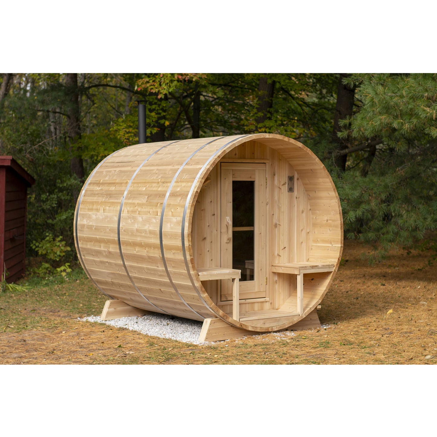Dundalk Serenity Barrel Sauna - 6'6" x 6'6" Dundalk LeisureCraft Print_2x2Barrel-6649.jpg