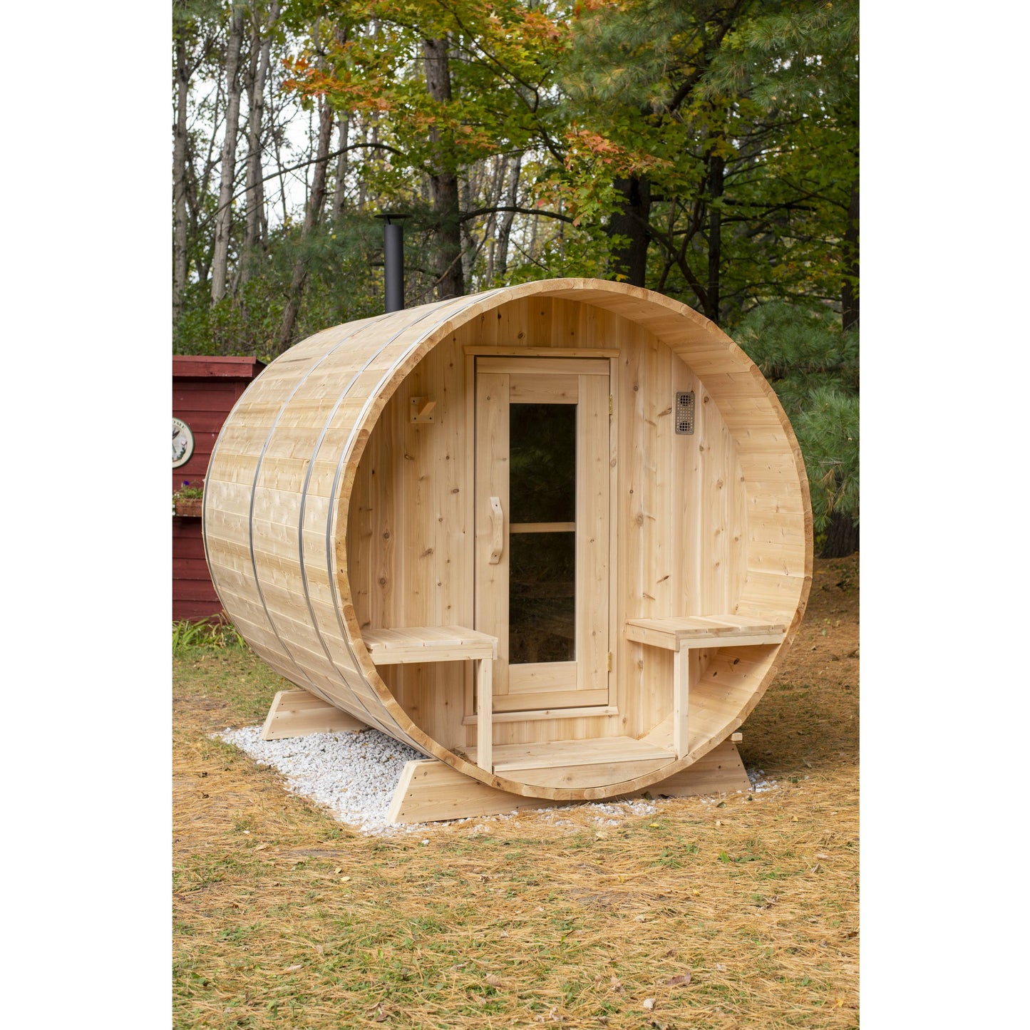Dundalk Serenity Barrel Sauna - 6'6" x 6'6" Dundalk LeisureCraft Print_2x2Barrel-6658.jpg