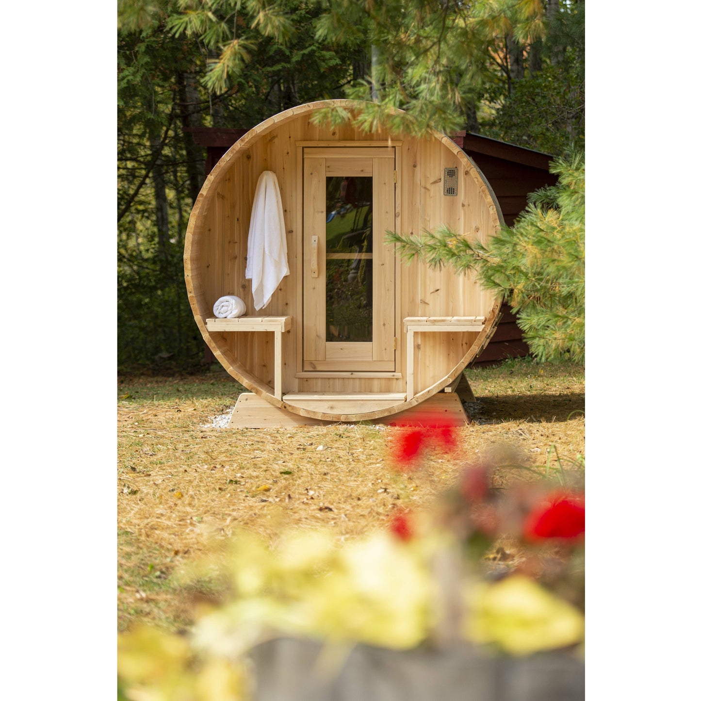 Dundalk Serenity Barrel Sauna - 6'6" x 6'6" Dundalk LeisureCraft Print_2x2Barrel-6688.jpg