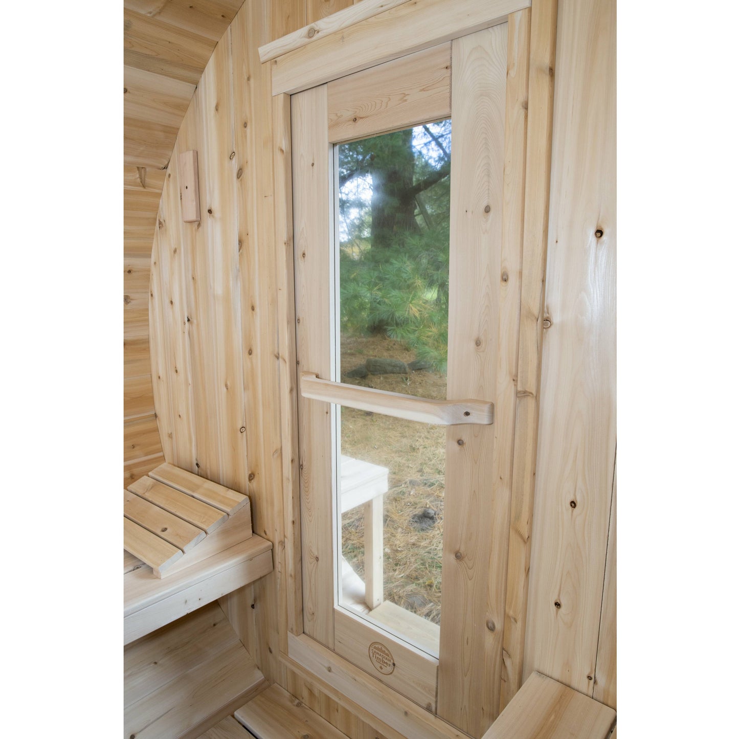 Dundalk Serenity Barrel Sauna - 6'6" x 6'6"