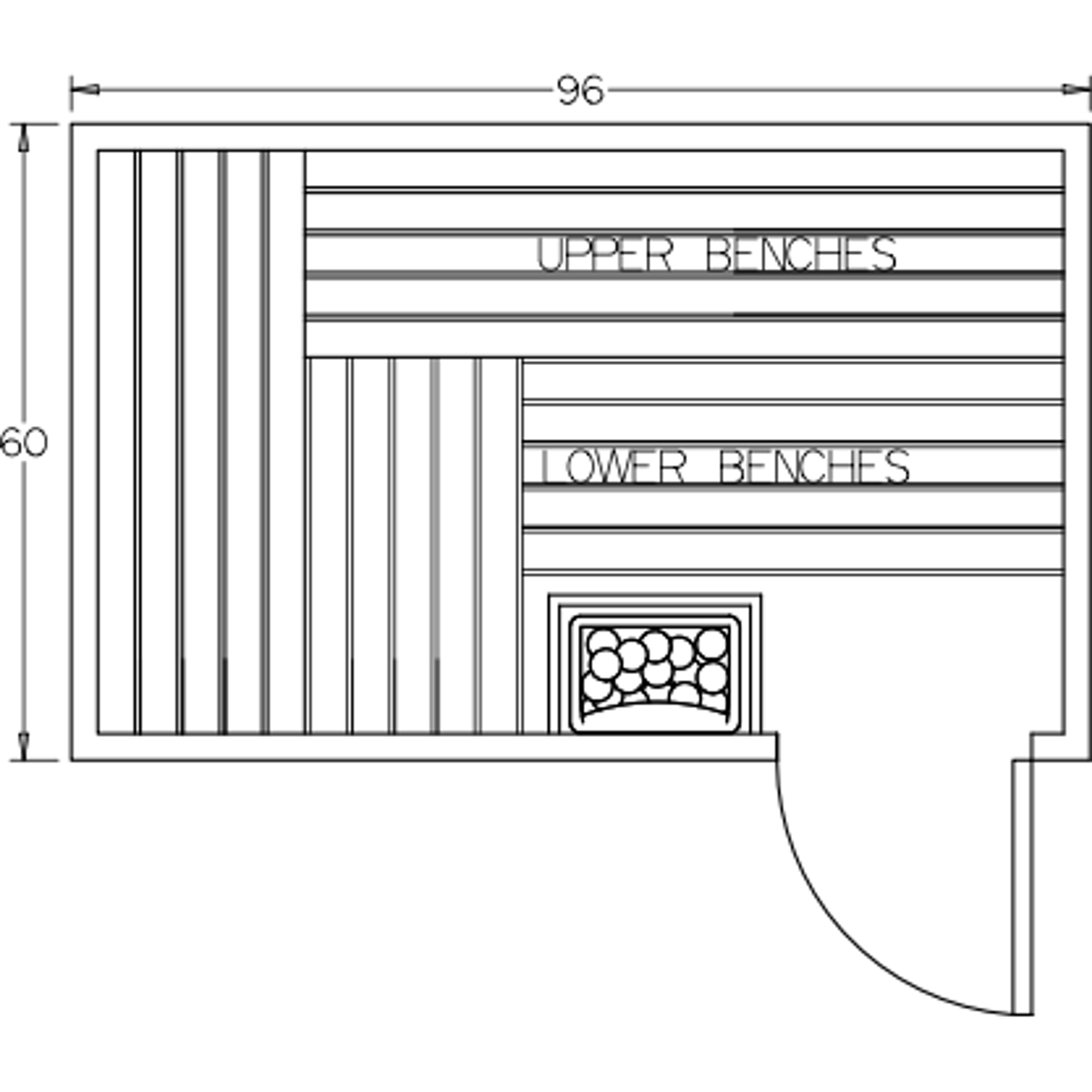 Finnish Sauna Builders 5' x 8' x 7' Pre-Built Indoor Sauna Kit Clear Cedar / Option 1 Finnish Sauna Builders ScreenShot2022-10-04at12.50.31PM.png