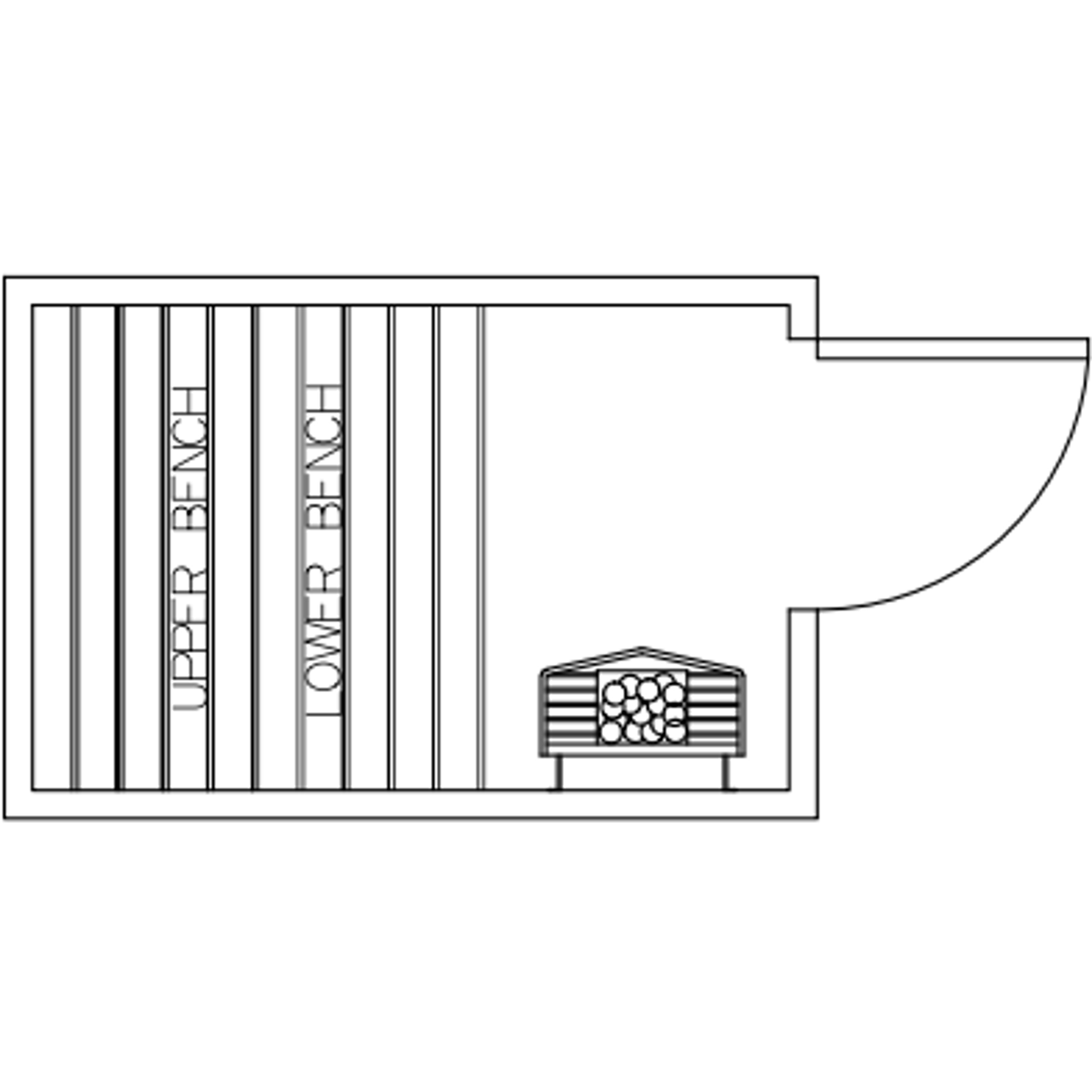 Finnish Sauna Builders 4' x 6' x 7' Pre-Built Indoor Sauna Kit Clear Cedar / Option 1 Finnish Sauna Builders ScreenShot2022-10-04at9.57.01AM.png