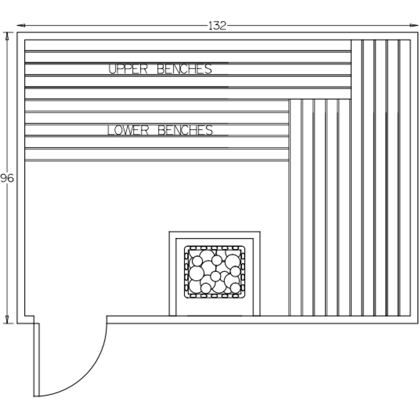 Finnish Sauna Builders 8' x 11' x 7' Pre-Built Indoor Sauna Kit Clear Cedar / Option 11 Finnish Sauna Builders ScreenShot2022-10-05at3.04.38PM.png