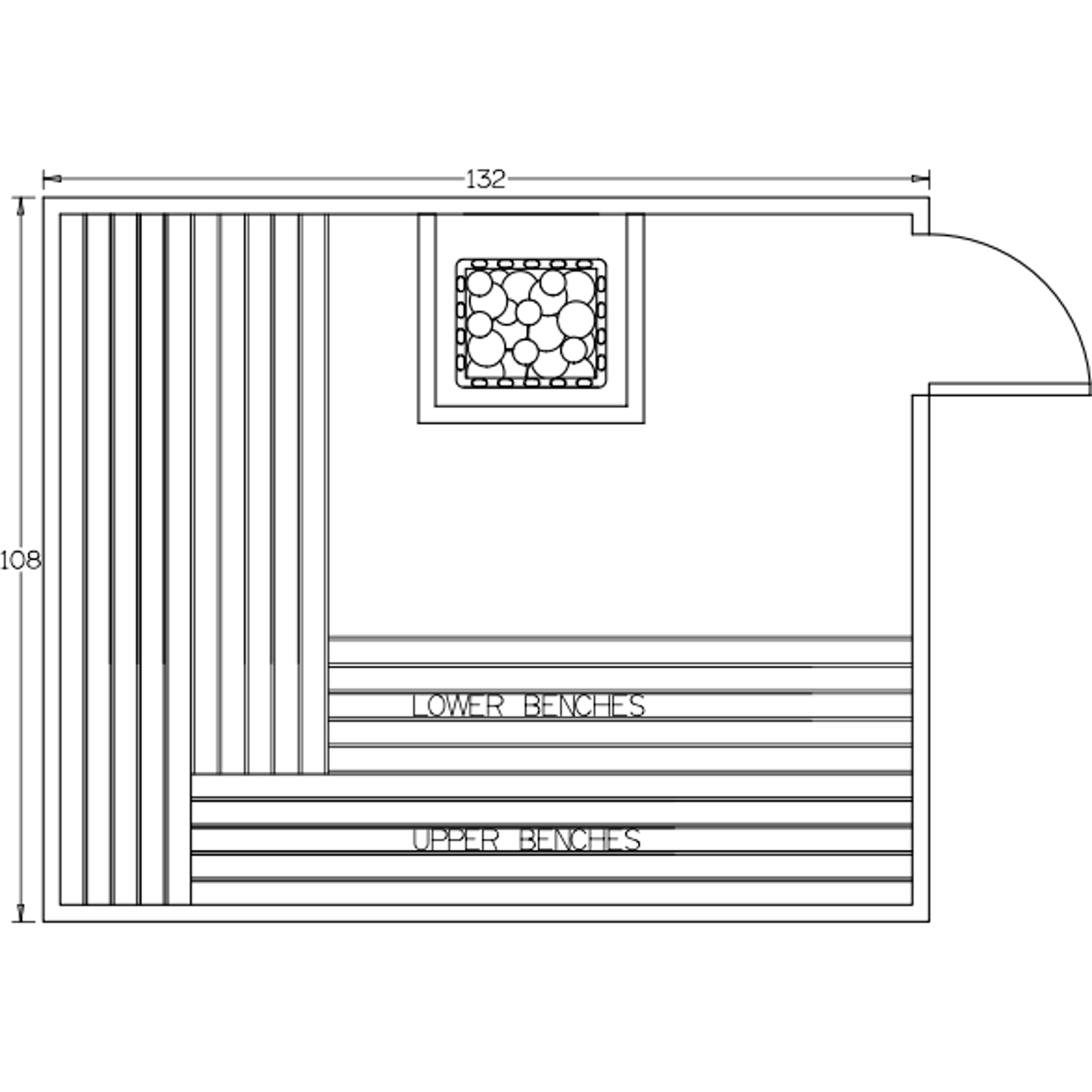 Finnish Sauna Builders 9' x 11' x 7' Pre-Built Indoor Sauna Kit Clear Cedar / Option 2 Finnish Sauna Builders ScreenShot2022-10-05at3.58.56PM.png