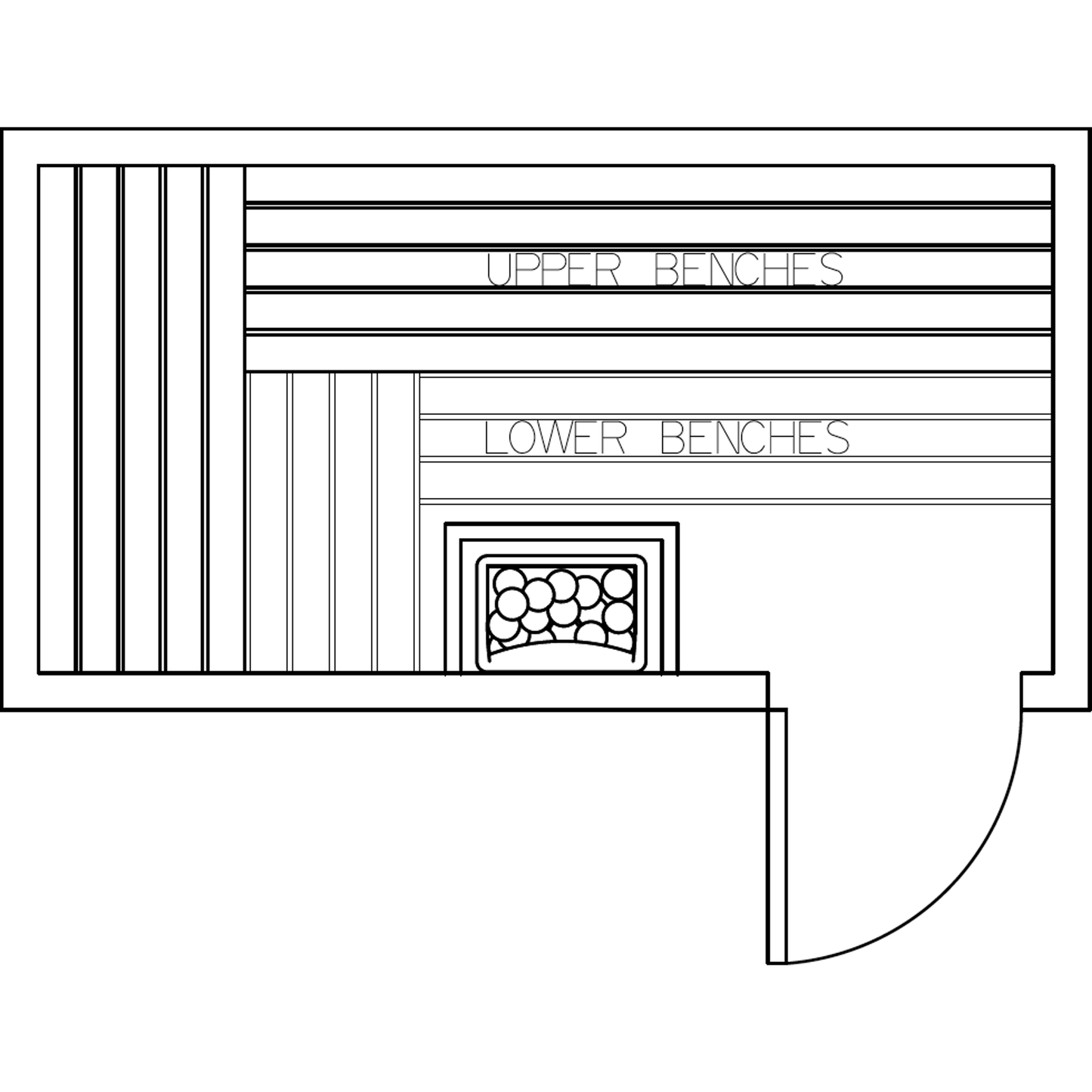 Finnish Sauna Builders 4' x 8' x 7' Pre-Cut Sauna Kit Option 2 / 7 Foot Tall / No Backrest,Option 2 / 7 Foot Tall / Backrest - $343.20,Option 2 / 8 Foot Tall + $340.56 / No Backrest,Option 2 / 8 Foot Tall + $340.56 / Backrest - $343.20 Finnish Sauna Build