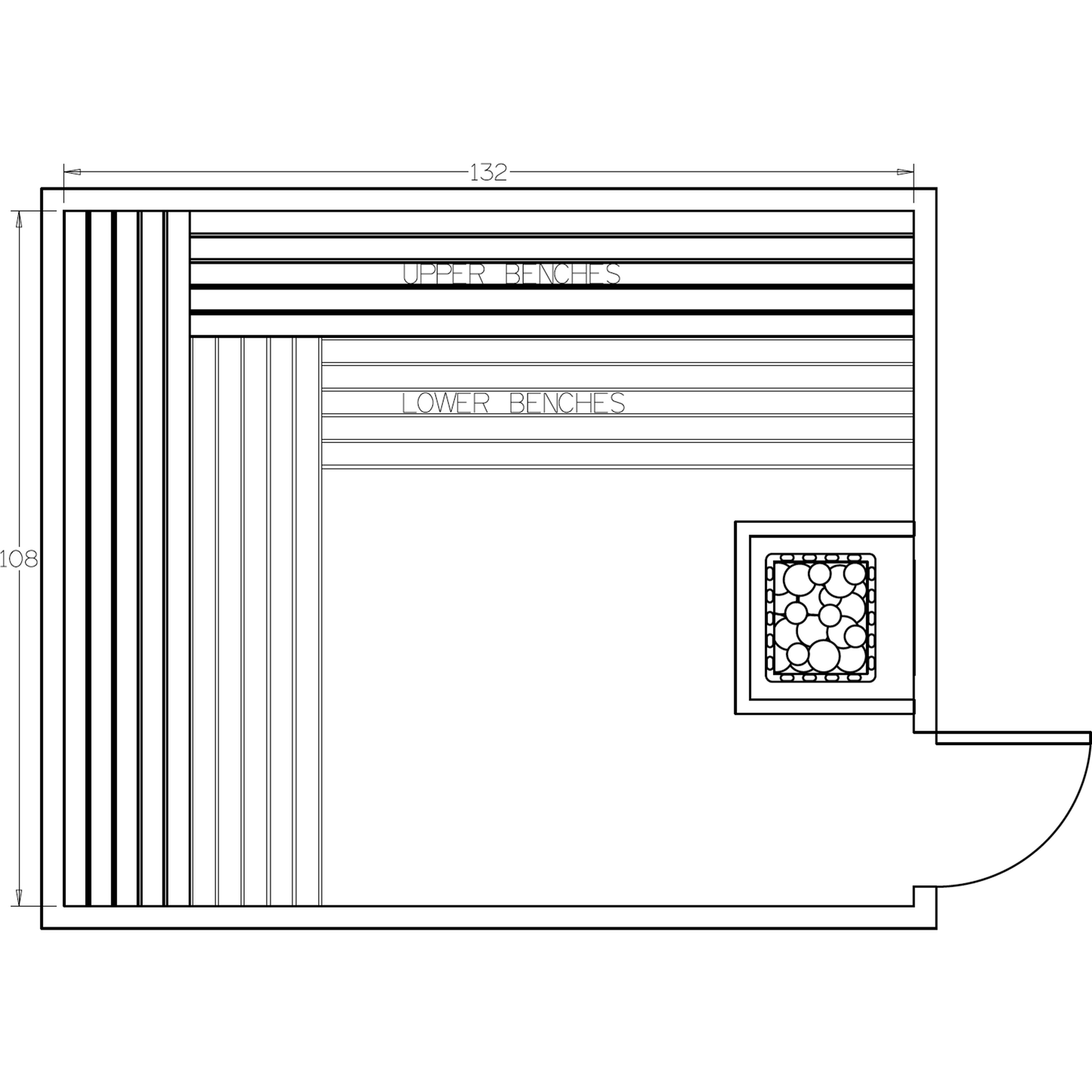 Finnish Sauna Builders 9' x 11' x 7' Pre-Cut Sauna Kit Option 1 / 7 Foot Tall / No Backrest,Option 1 / 7 Foot Tall / Backrest + $471.90,Option 1 / 8 Foot Tall + $567.60 / No Backrest,Option 1 / 8 Foot Tall + $567.60 / Backrest + $471.90,Option 2 / 7 Foot