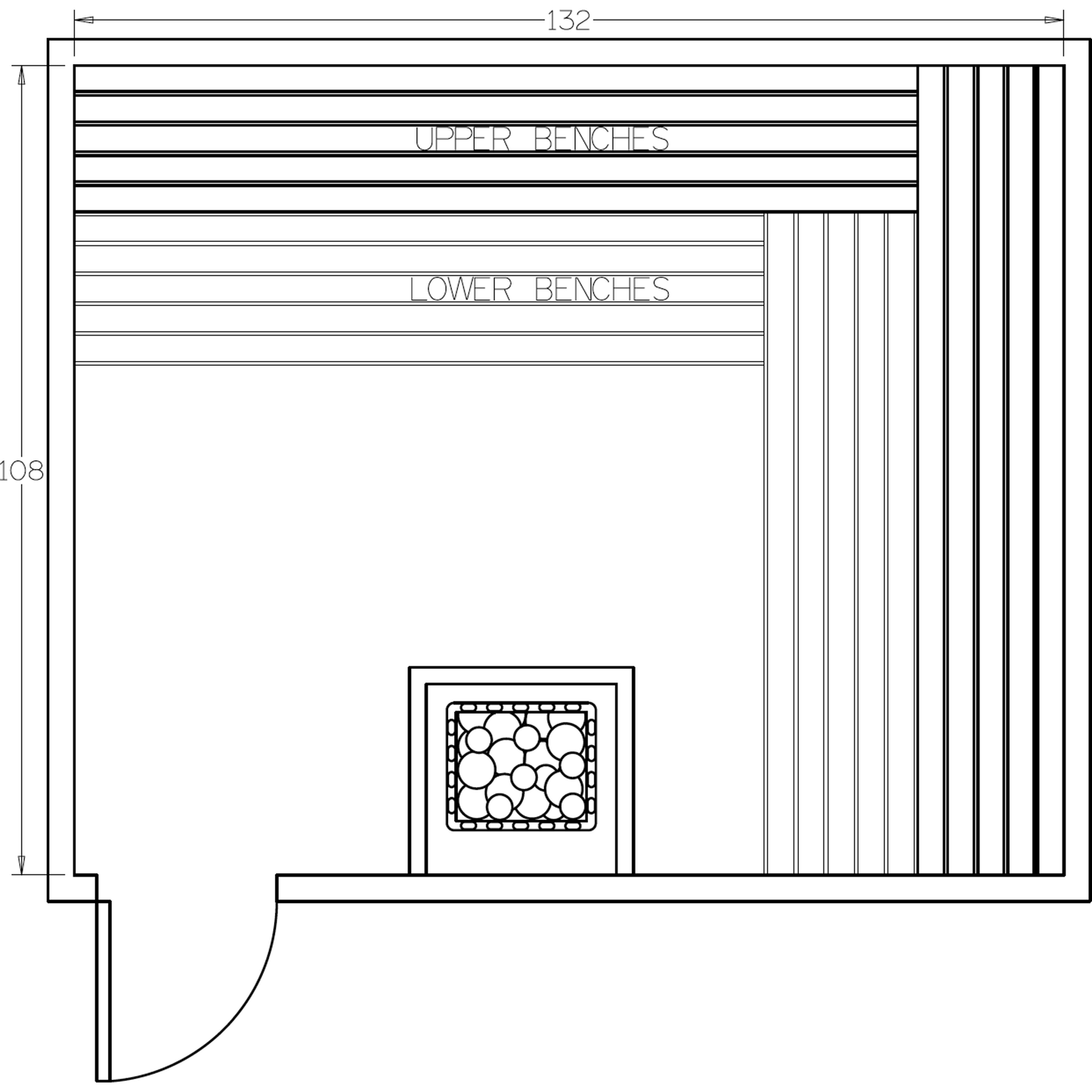 Finnish Sauna Builders 9' x 11' x 7' Pre-Cut Sauna Kit Option 12 / 7 Foot Tall / No Backrest Finnish Sauna Builders Screenshot2022-09-28at2.30.53PM.png