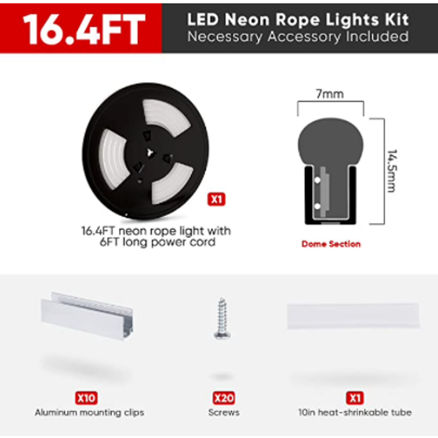 Finnish Sauna Builders LED Sauna Neon Light Kit - 16.4ft - 3000 Kelvin Single Strip - Radio Frequency Control,Dual Strip - Radio Frequency Control,Single Strip - WiFi + Alexa + Google Home,Dual Strip - WiFi + Alexa + Google Home Finnish Sauna Builders Scr