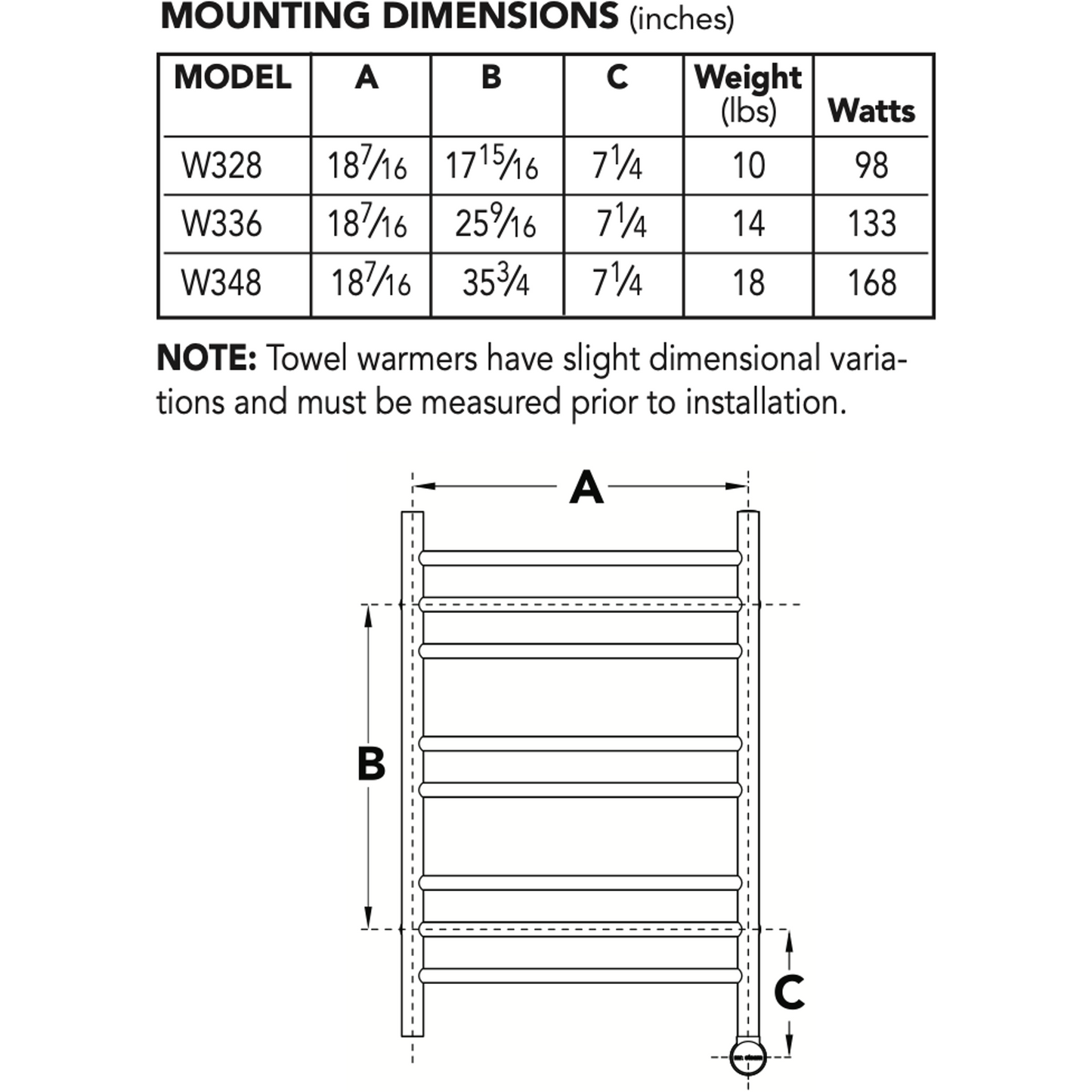 Mr. Steam Towel Warmers - The Metro Collection W328 - 18 7/16" X 17 15/16" X 7 1/4" / Stainless Steel Polished,W328 - 18 7/16" X 17 15/16" X 7 1/4" / Stainless Steel Brushed,W336 - 18 7/16" X 25 9/16" X 7 1/4" / Stainless Steel Polished,W336 - 18 7/16" X