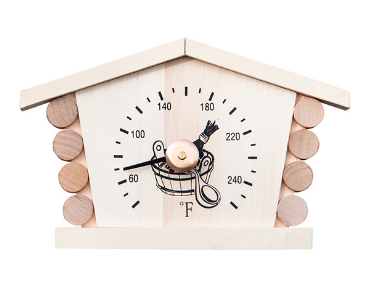 Scandia Hand-Crafted Cabin Thermometer