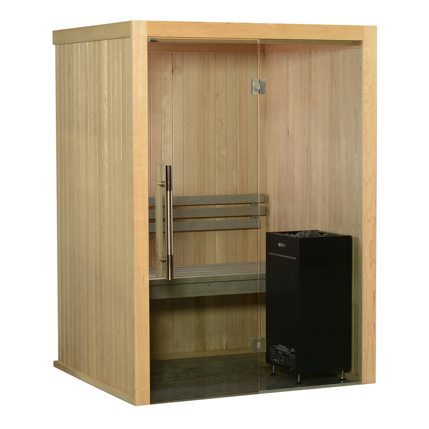 Almost Heaven Spectacle 2 Person Indoor Sauna Rustic Cedar,Fir Almost Heaven Sauna Spectacle_Vision2PGreyA.jpg