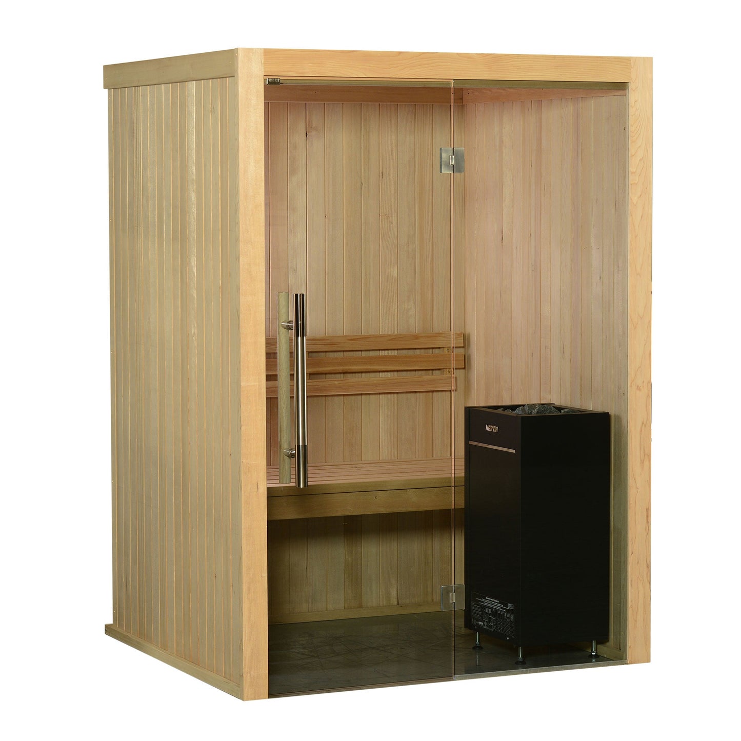 Almost Heaven Spectacle 2 Person Indoor Sauna Rustic Cedar,Fir Almost Heaven Sauna Spectacle_Vision2PNaturalA.jpg