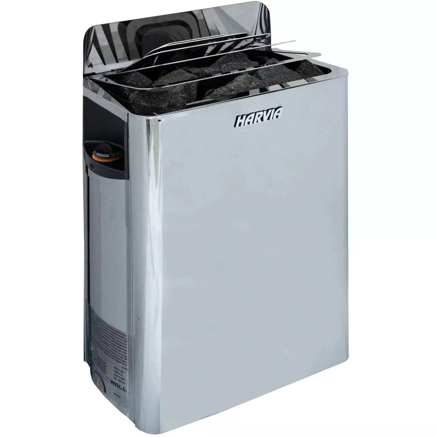 Harvia Wall Sauna Heater 6kw Stainless Steel with Built-In Controls(170-300cf) Stainless Steel Harvia TheWallHeaterStainlessnobg_1024x1024_2x_jpg.webp