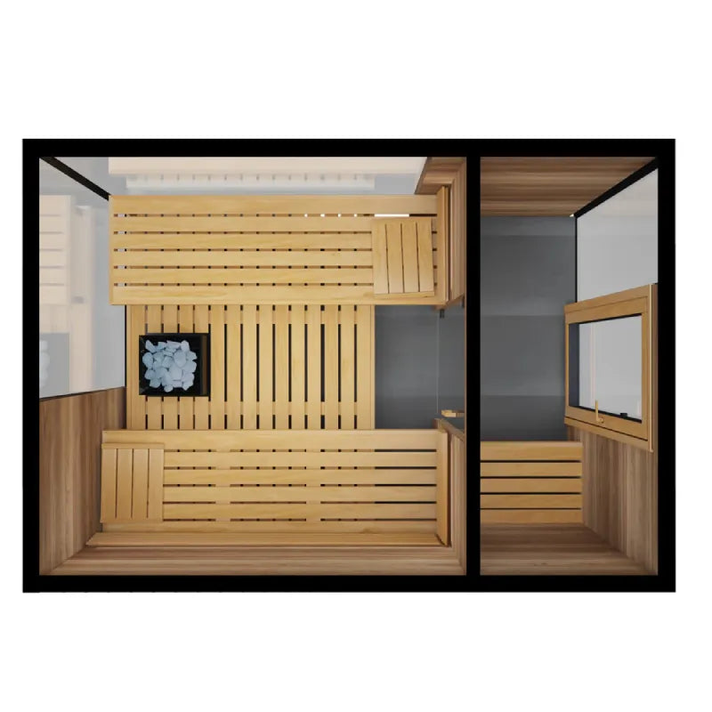 Thermasol Ombra 4-5 People Fully Assembled Outdoor Sauna