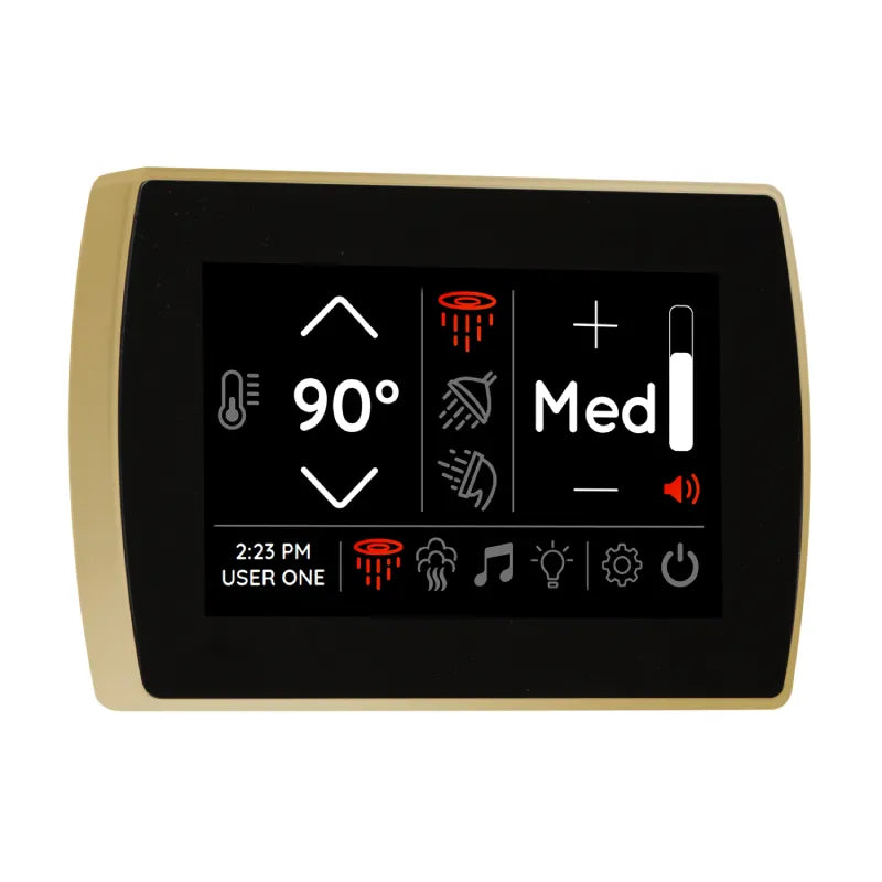 Thermasol SignaTouch Control Wall Mount Polished Brass ThermaSol ThermasolSignaTouchControlWallMountstcm-pb.webp
