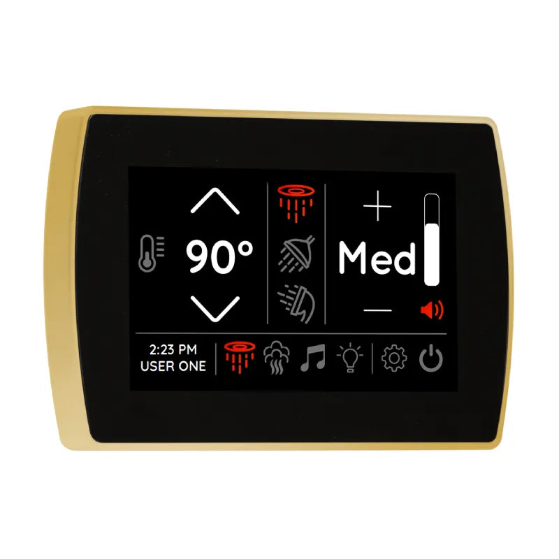Thermasol SignaTouch Control Wall Mount Polished Gold ThermaSol ThermasolSignaTouchControlWallMountstcm-pg.webp