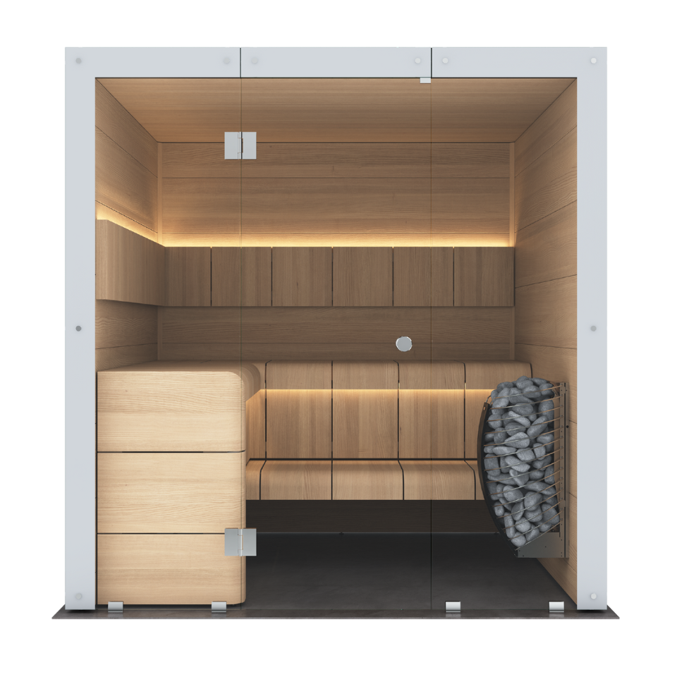 Harvia Ventura Large Indoor Sauna | 10.5 kW Virta Fenix