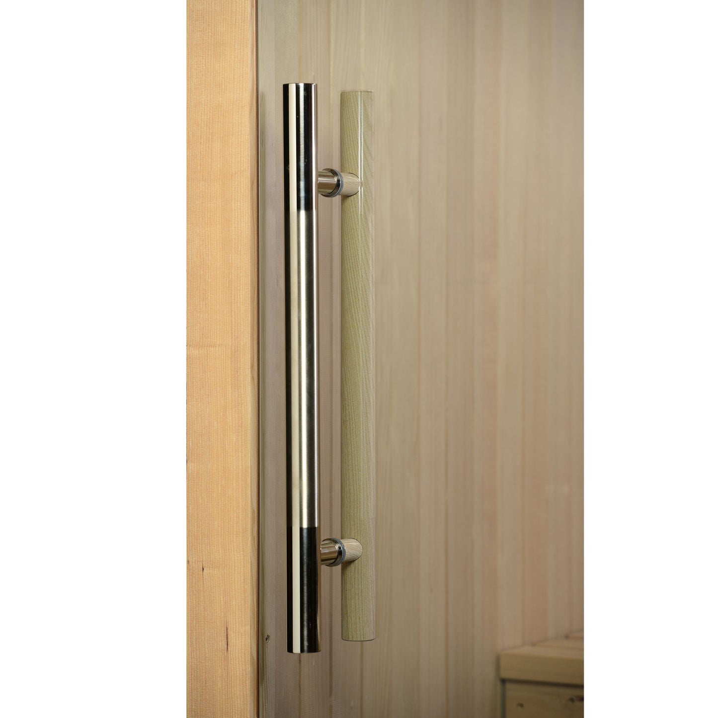 Almost Heaven Spectacle 2 Person Indoor Sauna Rustic Cedar,Fir Almost Heaven Sauna Vision_Series_Detail_Door_Handle.jpg