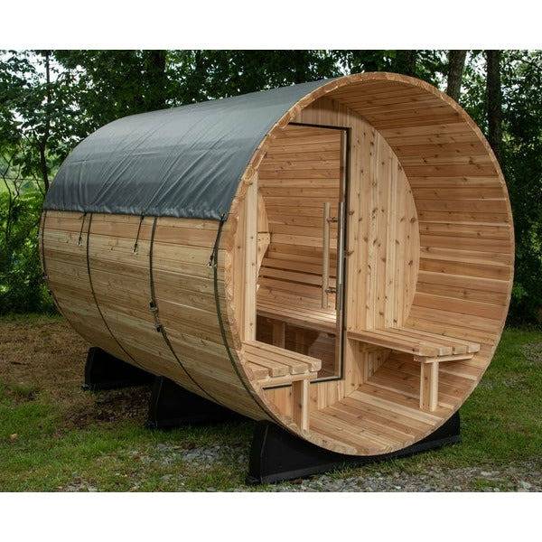 Almost Heaven Sauna Barrel Rain Jacket