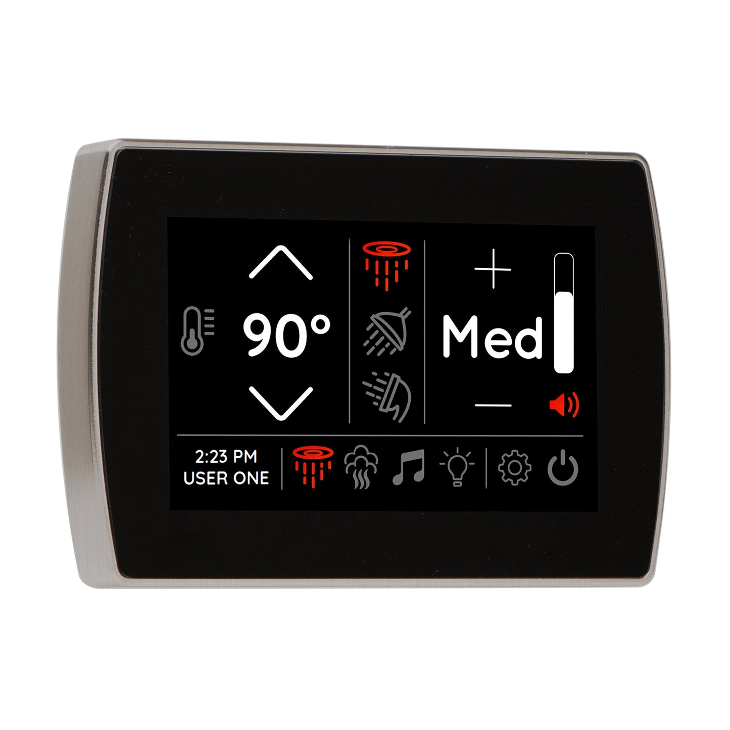 ThermaSol Signatouch Flush mount Controller in Satin Chrome Finish Satin Chrome ThermaSol stcm-sc.jpg