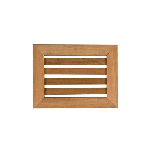 Thermo-Aspen Sauna Room Vent Grille, 7.5" x 5.9"