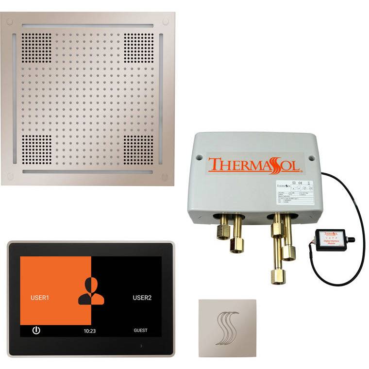 ThermaSol Total Wellness Hydrovive Package with 10" ThermaTouch Square in Polished Nickel Finish Polished Nickel / Square / 10" ThermaSol twph10us-pn.jpg