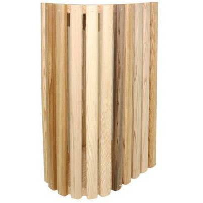 Finnish Sauna Builders Cedar Lampshade Wall Mount