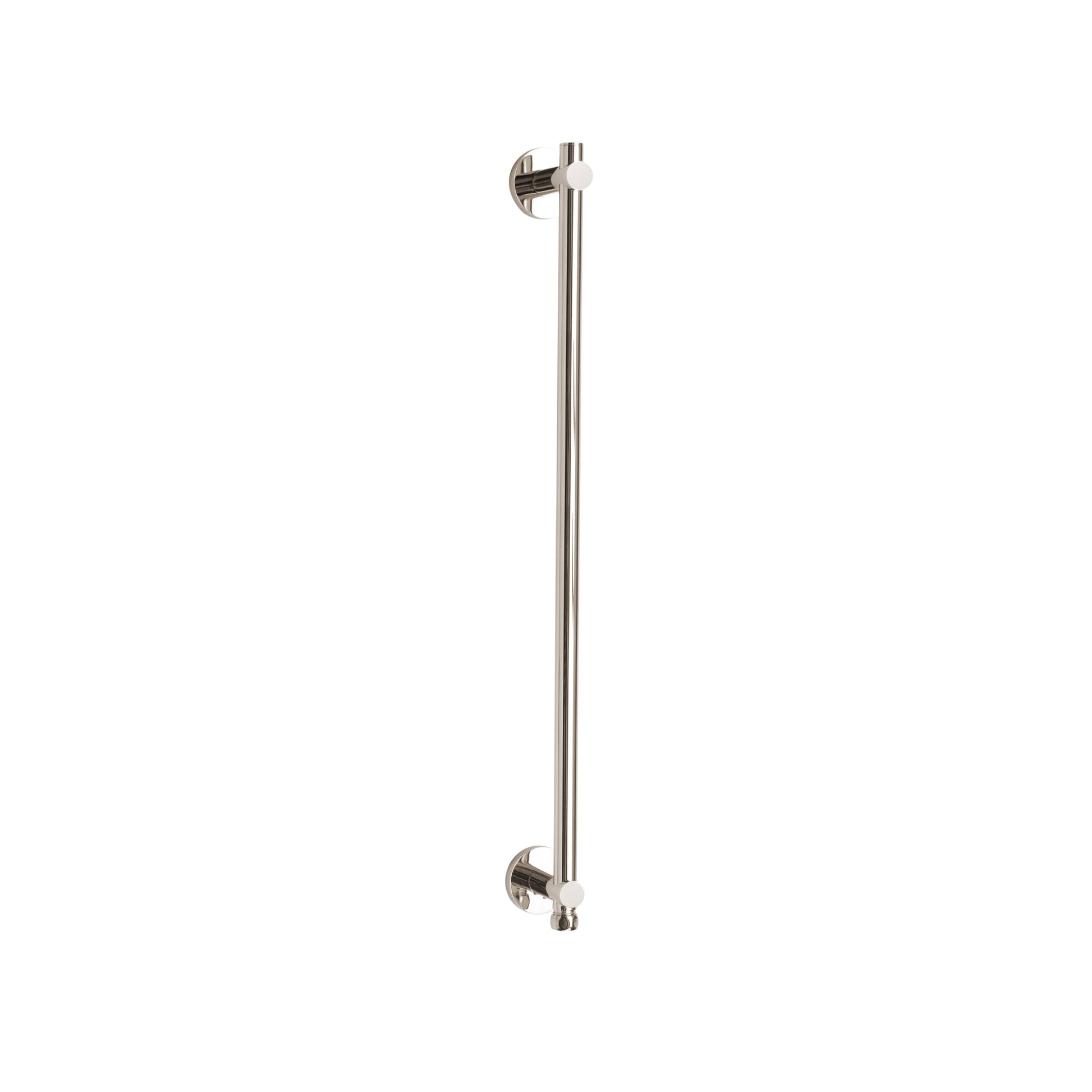ThermaSol Shower Rail W/integral Water Way round in Polished Nickel Finish Polished Nickel / Round ThermaSol 15-1002-pn.jpg