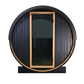 Thermory 2 Person Barrel Sauna No 54 DIY Kit with Window Thermally Modified Spruce,Thermally Modified Spruce - Ignite Thermory 2023-08-02-Barrel-Sauna-Ignite-No54-Freestanding-VMS-01-Cutout.png