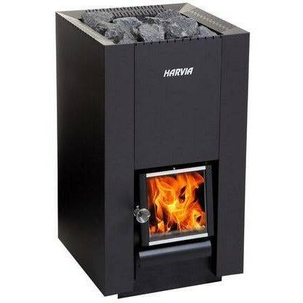 Harvia Linear 22 WK200C Wood Burning Sauna Stove - GreenFlame Harvia 6417659017756_1.jpg
