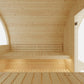 Vassa 6 Person 2 Tier Finnish Barrel Sauna with Heater - By Finnish Barrel Saunas Nordic Spruce / No Terrace Finnish Barrel Saunas 7492C289-BD10-43CE-A88D-1D5BC81629D6.jpg