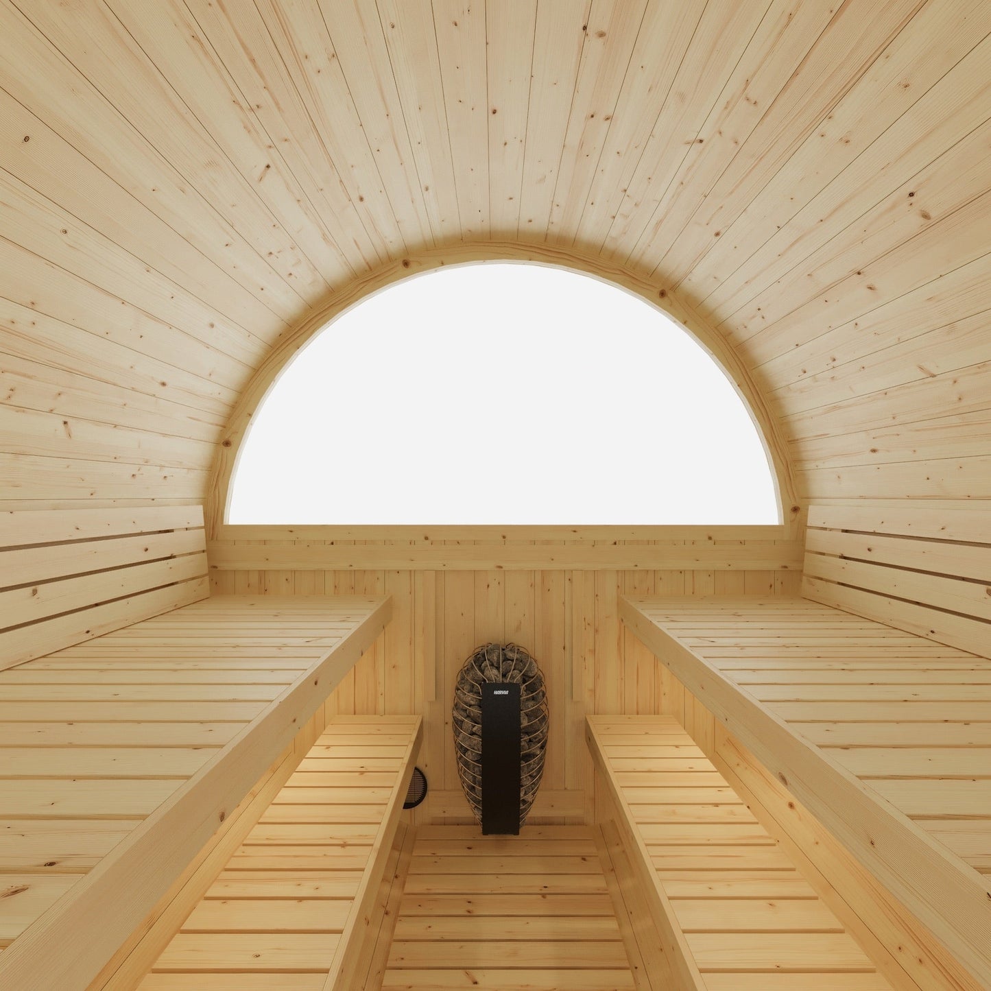 Vassa 6 Person 2 Tier Finnish Barrel Sauna with Heater - By Finnish Barrel Saunas Nordic Spruce / No Terrace Finnish Barrel Saunas 89518750-38EA-4A4E-BC08-FB8ED44C668C.jpg