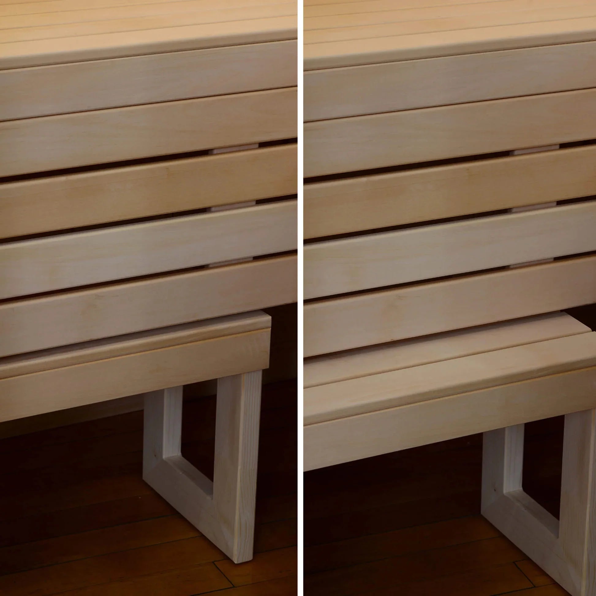 Almost Heaven Hillsboro 2 Person Indoor Sauna Element Series - Nordic Spruce Almost Heaven Sauna Accessories_Hillsboro_Bench_1_2_1.webp