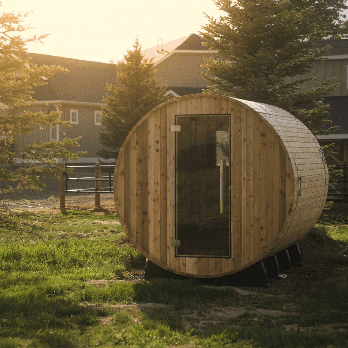 Almost Heaven Shenandoah 4 Person Classic Barrel Sauna