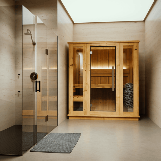 Almost Heaven Auburn 3 Person Indoor Sauna Respite Series