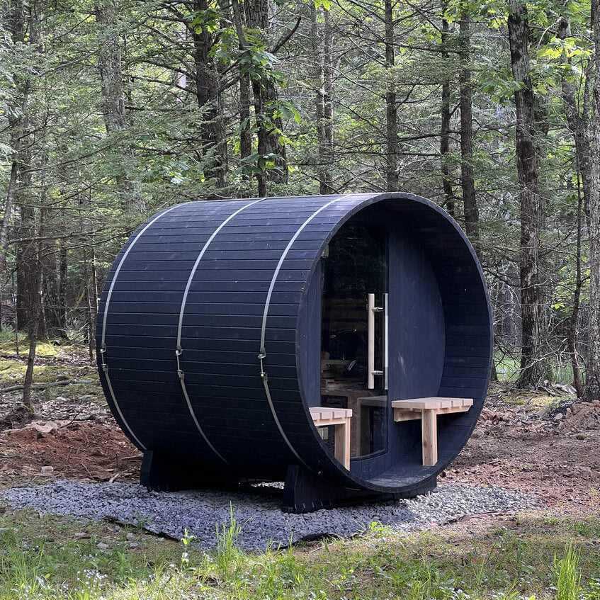 Almost Heaven Audra 4 Person Canopy Barrel Sauna - photo 8