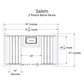 Almost Heaven Salem 2 Person Classic Barrel Sauna - photo 8