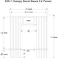 Almost Heaven Audra 4 Person Canopy Barrel Sauna Rustic Cedar,Onyx - Stained Southern Pine Almost Heaven Sauna AudraLayoutDrawing_14a7df41-b13f-4641-9a0f-3cd2dcecb763.webp